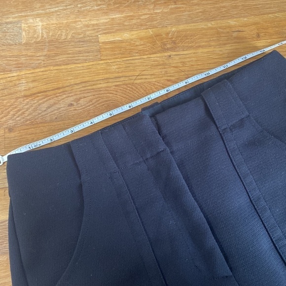 Frank & Oak Black Alice Straight Cropped Trouser High Waisted Pants Size 4 - Picture 15 of 16